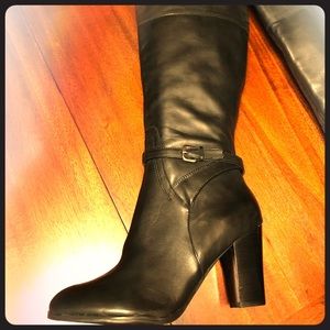 New Marc Fisher black leather boots. Size 11